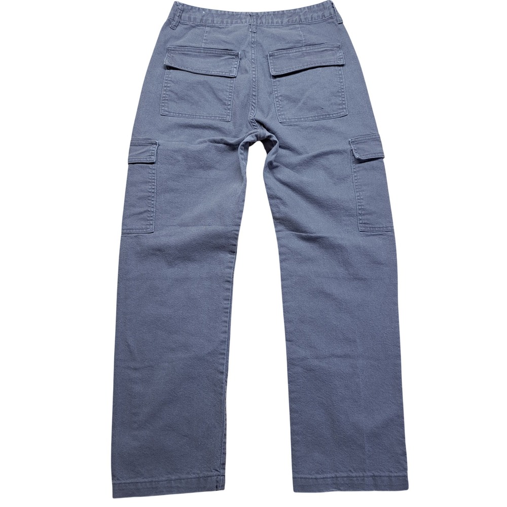 S.O.N.G. Cargo Pants Women 9/29 Slate Dark Gray Good Utility Straight Leg Cotton - Picture 2 of 12
